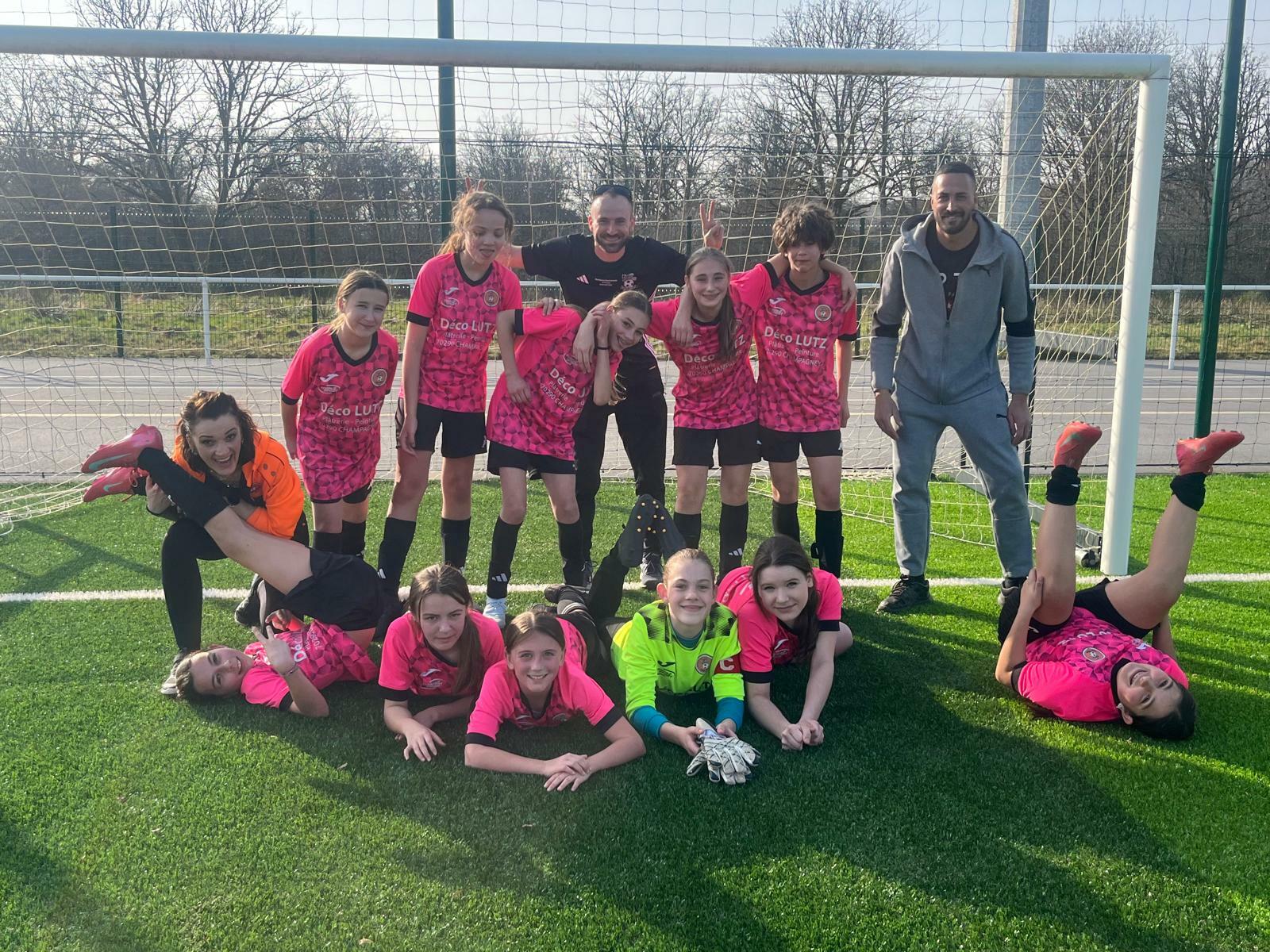 NOUVELLE VICTOIRE DE NOS FOOTBALLEUSES U13F...
