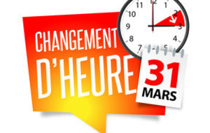 CHANGEMENT D'HEURE...