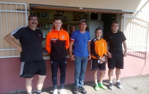 UN JOYEUX PLATEAU U9G AU STADE DE CHAMPAGNEY...