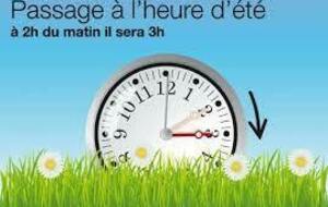 PENSEZ AU CHANGEMENT D'HEURE...