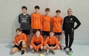 FUTSAL, QUALIFICATION DE NOTRE EQUIPE U15G (C)...