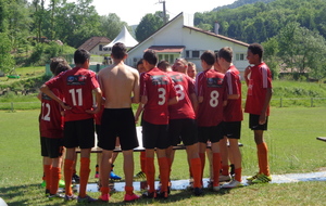 Des cris, toujours des cris... avec Hugo en leader de groupe... Ca change du terrain...