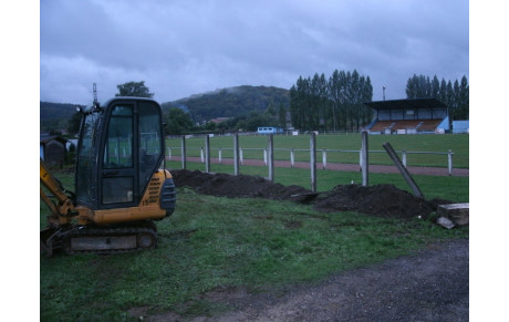 RONCHAMP..., LES TRAVAUX DEBUTENT...