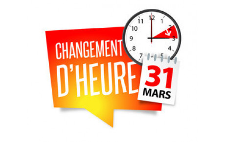 CHANGEMENT D'HEURE...