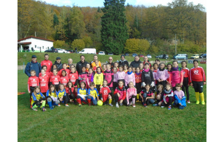 UNE BELLE MATINEE EN COMPAGNIE DE NOS U11F...