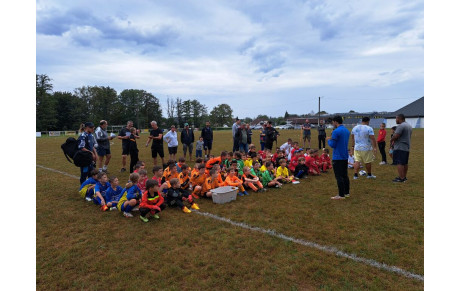 RETOUR SUR LE PLATEAU U9G DE SAMEDI PASSE...