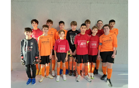FUTSAL U15G, CA PASSE AUSSI POUR NOS U15G (B) et (D)...