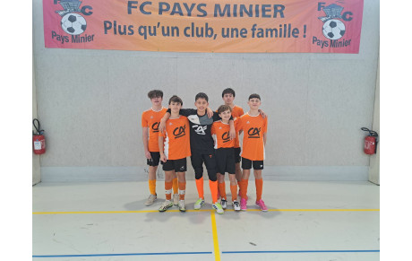 RESULTATS DU PREMIER PLATEAU FUTSAL U15G DE CE SAMEDI...