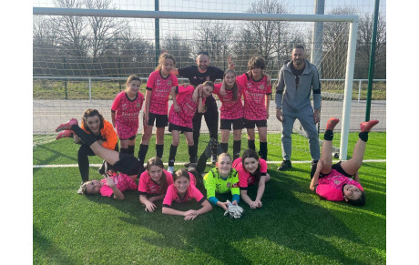 NOUVELLE VICTOIRE DE NOS FOOTBALLEUSES U13F...